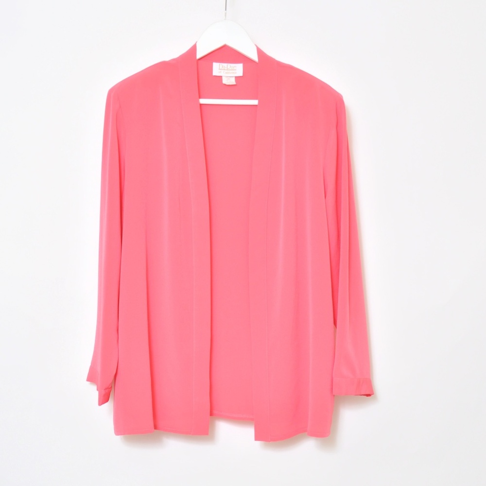 Coral Jacket/ Duster soft material*J009